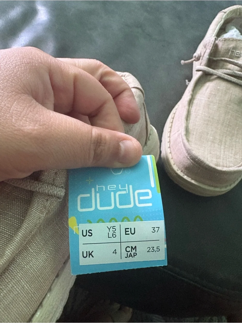 Hey Dude Lightweight Casual Slip-On Shoes in Beige